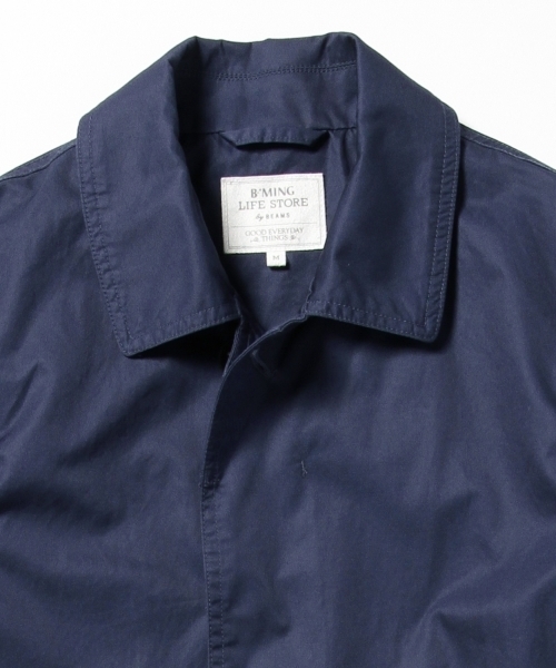 B:MING by BEAMS(ビーミングバイビームス)の「【FINEBOYS 5月号掲載】ビーミング by ビームス / シリコンウォッシュステンカラーコート(ステンカラーコート・メンズ・ブラック/ベージュ/ネイビー/ブルー・MEDIUM/LARGE/SMALL)」の21枚目の写真