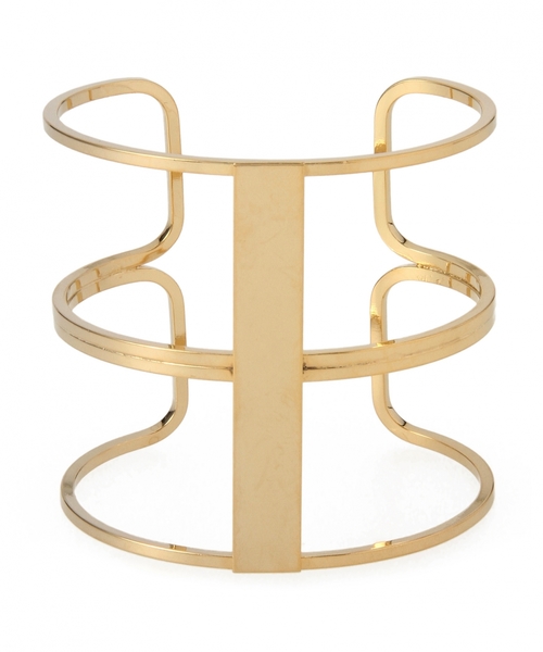 BEAUTY&YOUTH UNITED ARROWS(ビューティーアンドユースユナイテッドアローズ)の「BYMC A.V.MAX プレートビッグバングル ◆(バングル/リストバンド・レディース・ゴールド/シルバー・フリー)」の2枚目の写真