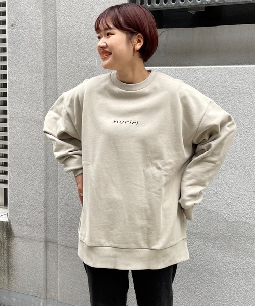 CPCM（シーピーシーエム）の「イラストレーターコラボ/裏毛スウェット（スウェット・メンズ・チャコールグレー/ベージュ/グリーン・MEDIUM/LARGE）」の11枚目の写真