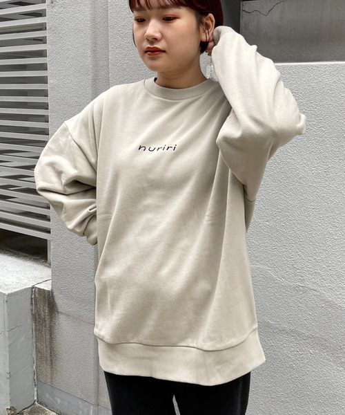 CPCM（シーピーシーエム）の「イラストレーターコラボ/裏毛スウェット（スウェット・メンズ・チャコールグレー/ベージュ/グリーン・MEDIUM/LARGE）」の12枚目の写真