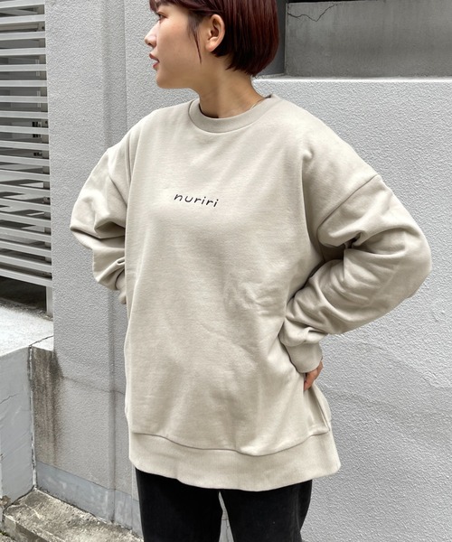 CPCM（シーピーシーエム）の「イラストレーターコラボ/裏毛スウェット（スウェット・メンズ・チャコールグレー/ベージュ/グリーン・MEDIUM/LARGE）」の13枚目の写真