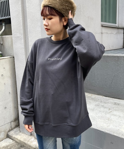 CPCM（シーピーシーエム）の「イラストレーターコラボ/裏毛スウェット（スウェット・メンズ・チャコールグレー/ベージュ/グリーン・MEDIUM/LARGE）」の22枚目の写真