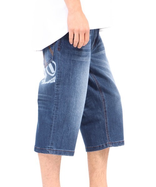 NESTA BRAND(ネスタブランド)の「ストレッチエンボス7分丈デニムショーツ(デニムパンツ・メンズ・インディゴブルー/ブルー系その他・M/L/XL/XXL)」の9枚目の写真