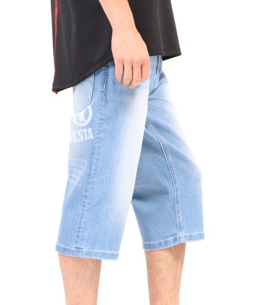 NESTA BRAND(ネスタブランド)の「ストレッチエンボス7分丈デニムショーツ(デニムパンツ・メンズ・インディゴブルー/ブルー系その他・M/L/XL/XXL)」の17枚目の写真