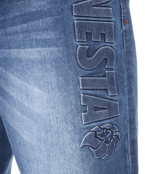 NESTA BRAND(ネスタブランド)の「ストレッチエンボス7分丈デニムショーツ(デニムパンツ・メンズ・インディゴブルー/ブルー系その他・M/L/XL/XXL)」の6枚目の写真
