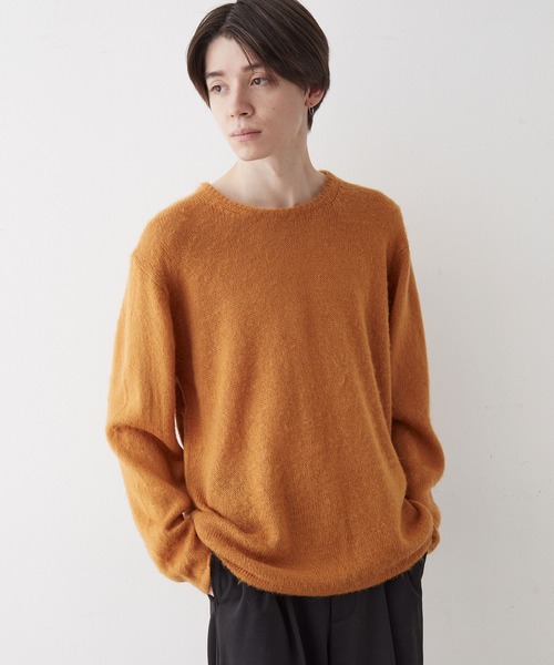 JUNRED（ジュンレッド）の「起毛ニットプルオーバー（ニット/セーター・メンズ・ブルー/キナリ/オレンジ/ミント・LL/M/L）」の14枚目の写真