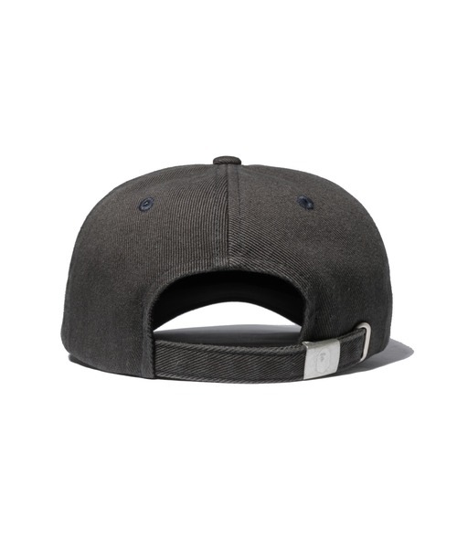 A BATHING APE（アベイシングエイプ）の「B.A. WASHED TWILL CAP M（キャップ・メンズ・ブラック/チャコール/オレンジ・FREE）」の12枚目の写真