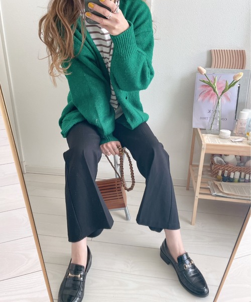 ABITOKYO(アビトーキョー)の「センタープレス ベルボトム(その他パンツ・レディース・ブラック・FREE)」の3枚目の写真