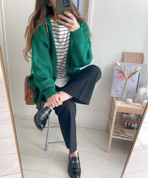 ABITOKYO(アビトーキョー)の「センタープレス ベルボトム(その他パンツ・レディース・ブラック・FREE)」の4枚目の写真