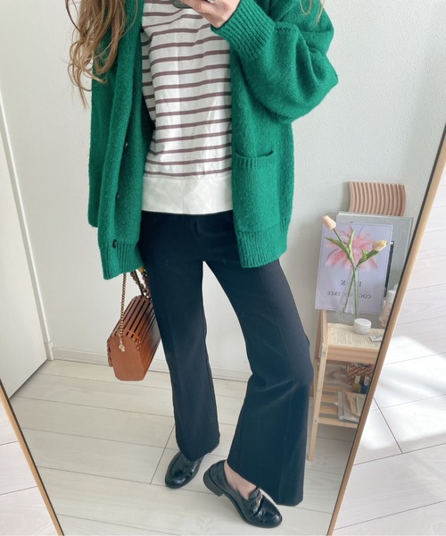 ABITOKYO(アビトーキョー)の「センタープレス ベルボトム(その他パンツ・レディース・ブラック・FREE)」の6枚目の写真
