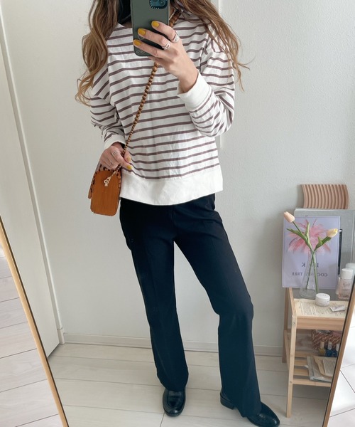 ABITOKYO(アビトーキョー)の「センタープレス ベルボトム(その他パンツ・レディース・ブラック・FREE)」の8枚目の写真