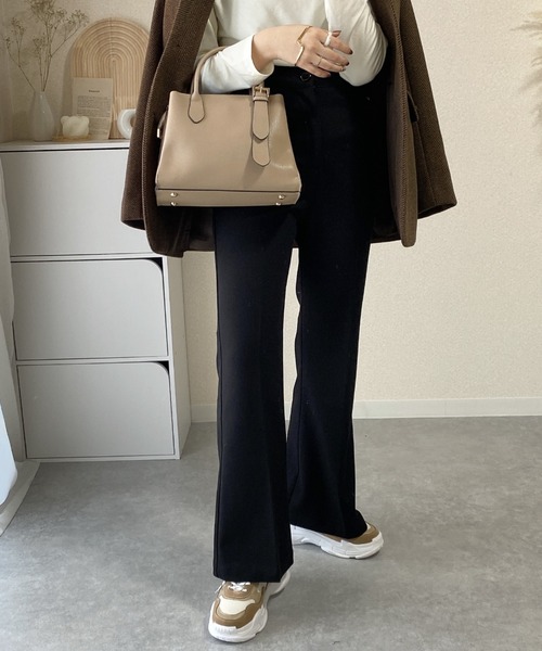 ABITOKYO(アビトーキョー)の「センタープレス ベルボトム(その他パンツ・レディース・ブラック・FREE)」の11枚目の写真
