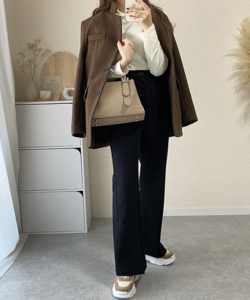 ABITOKYO(アビトーキョー)の「センタープレス ベルボトム(その他パンツ・レディース・ブラック・FREE)」の12枚目の写真