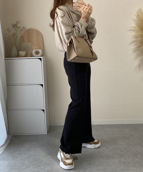 ABITOKYO(アビトーキョー)の「センタープレス ベルボトム(その他パンツ・レディース・ブラック・FREE)」の14枚目の写真