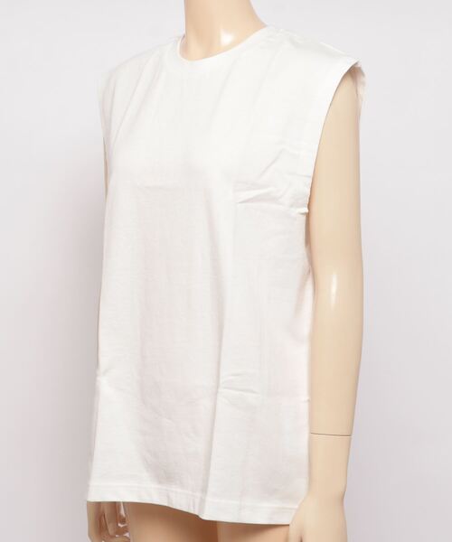 LA PEAU DE GEM(ラポドゥジェム)の「【LA PEAU DE GEM】6.5oz ノースリーブパックtee(タンクトップ・レディース・ホワイト/ブラック・S/M)」の17枚目の写真