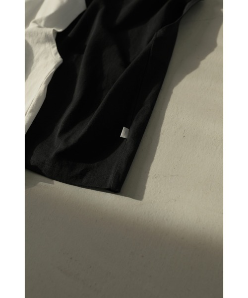 LA PEAU DE GEM(ラポドゥジェム)の「【LA PEAU DE GEM】6.5oz ノースリーブパックtee(タンクトップ・レディース・ホワイト/ブラック・S/M)」の6枚目の写真