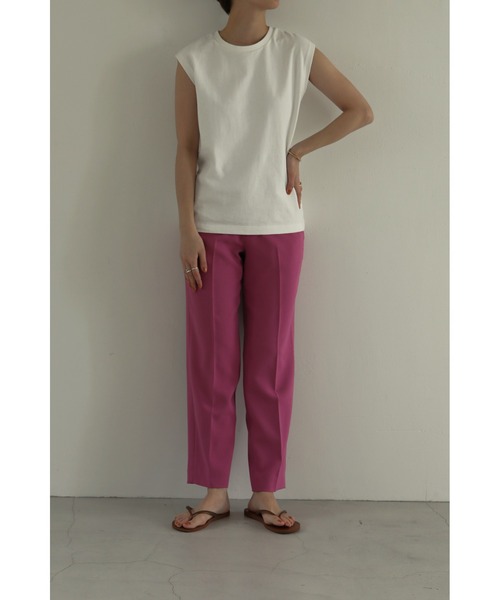 LA PEAU DE GEM(ラポドゥジェム)の「【LA PEAU DE GEM】6.5oz ノースリーブパックtee(タンクトップ・レディース・ホワイト/ブラック・S/M)」の8枚目の写真