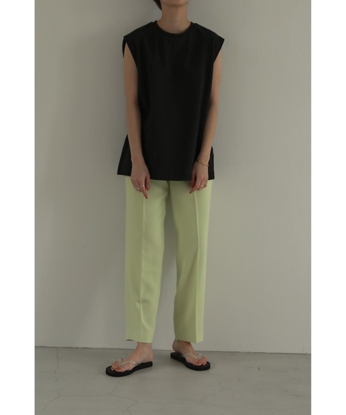 LA PEAU DE GEM(ラポドゥジェム)の「【LA PEAU DE GEM】6.5oz ノースリーブパックtee(タンクトップ・レディース・ホワイト/ブラック・S/M)」の19枚目の写真