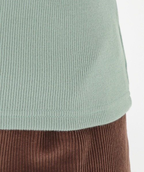 ALAND（エーランド）の「3.3Field Trip／スクエアネックリブ長袖プルオーバー  2271118（Tシャツ/カットソー・レディース・ブラック/ライトグリーン/アイボリー/ライトピンク・FREE）」の14枚目の写真