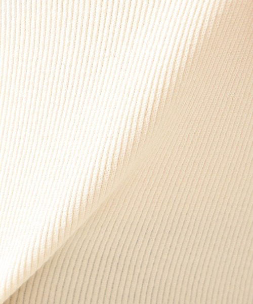 ALAND（エーランド）の「3.3Field Trip／スクエアネックリブ長袖プルオーバー  2271118（Tシャツ/カットソー・レディース・ブラック/ライトグリーン/アイボリー/ライトピンク・FREE）」の8枚目の写真