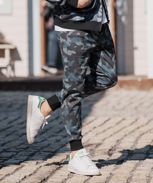CAMBIO(カンビオ)の「mp9834-Camouflage Switch Tricot Jersey Pants パンツ(その他パンツ・メンズ・ブラック系その他/グレー系カモフラージュ/グレー系その他/ブラウン系カモフラージュ・M/S/L)」の5枚目の写真
