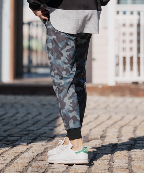 CAMBIO(カンビオ)の「mp9834-Camouflage Switch Tricot Jersey Pants パンツ(その他パンツ・メンズ・ブラック系その他/グレー系カモフラージュ/グレー系その他/ブラウン系カモフラージュ・M/S/L)」の6枚目の写真