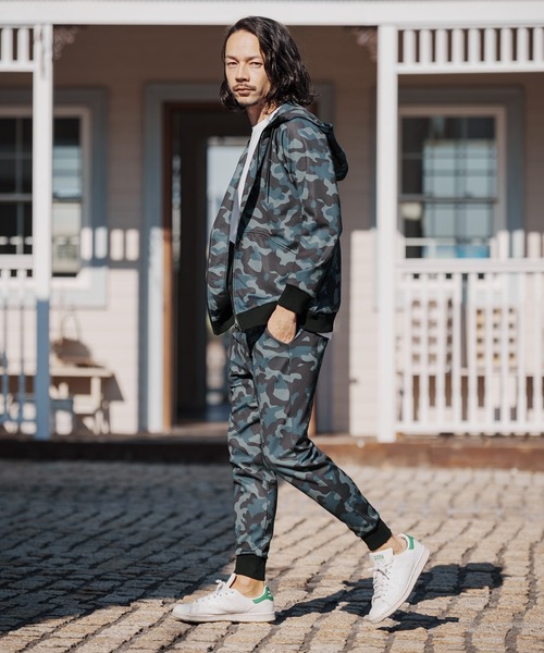 CAMBIO（カンビオ）の「mp9834-Camouflage Switch Tricot Jersey Pants