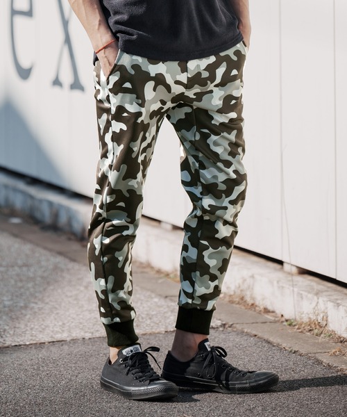 CAMBIO(カンビオ)の「mp9834-Camouflage Switch Tricot Jersey Pants パンツ(その他パンツ・メンズ・ブラック系その他/グレー系カモフラージュ/グレー系その他/ブラウン系カモフラージュ・M/S/L)」の11枚目の写真