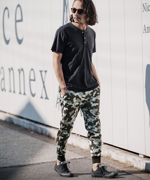CAMBIO(カンビオ)の「mp9834-Camouflage Switch Tricot Jersey Pants パンツ(その他パンツ・メンズ・ブラック系その他/グレー系カモフラージュ/グレー系その他/ブラウン系カモフラージュ・M/S/L)」の13枚目の写真
