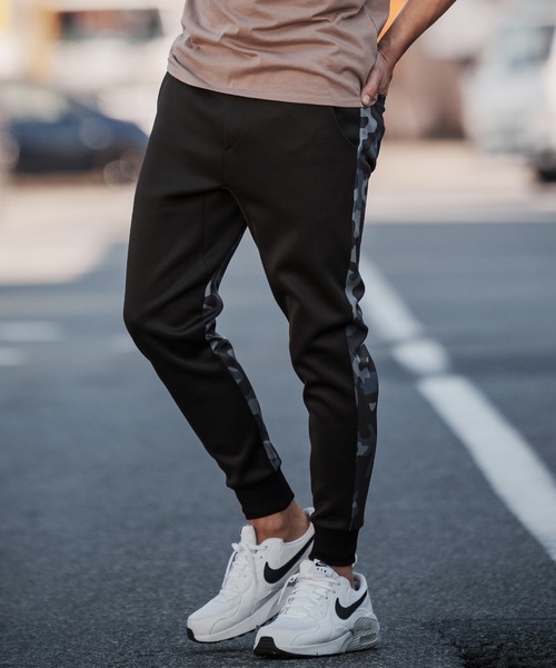 CAMBIO(カンビオ)の「mp9834-Camouflage Switch Tricot Jersey Pants パンツ(その他パンツ・メンズ・ブラック系その他/グレー系カモフラージュ/グレー系その他/ブラウン系カモフラージュ・M/S/L)」の14枚目の写真