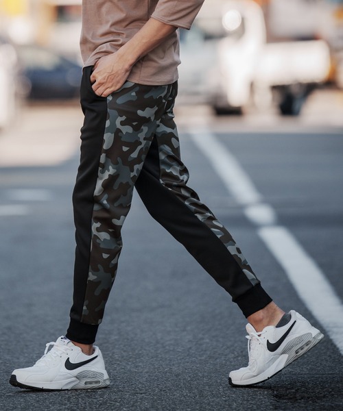 CAMBIO(カンビオ)の「mp9834-Camouflage Switch Tricot Jersey Pants パンツ(その他パンツ・メンズ・ブラック系その他/グレー系カモフラージュ/グレー系その他/ブラウン系カモフラージュ・M/S/L)」の15枚目の写真