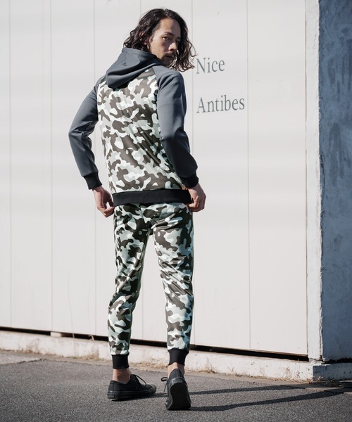 CAMBIO(カンビオ)の「mp9834-Camouflage Switch Tricot Jersey Pants パンツ(その他パンツ・メンズ・ブラック系その他/グレー系カモフラージュ/グレー系その他/ブラウン系カモフラージュ・M/S/L)」の21枚目の写真