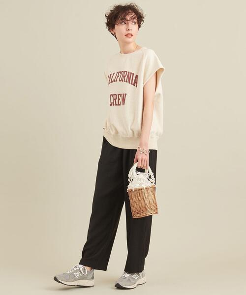 BEAUTY&YOUTH UNITED ARROWS（ビューティーアンドユースユナイテッドアローズ）の「BY メッシュバスケットバッグ ∴（ハンドバッグ・レディース・ホワイト/オレンジ・FREE）」の5枚目の写真