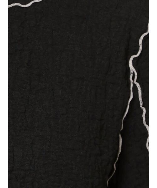 jouetie（ジュエティ）の「ハーフスリーブハイネックメロートップス【しぼしぼ】（Tシャツ/カットソー・レディース・オフホワイト/ブラック/ブルー/グリーン・MEDIUM）」の19枚目の写真