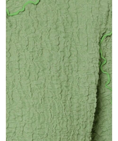 jouetie（ジュエティ）の「ハーフスリーブハイネックメロートップス【しぼしぼ】（Tシャツ/カットソー・レディース・オフホワイト/ブラック/ブルー/グリーン・MEDIUM）」の20枚目の写真