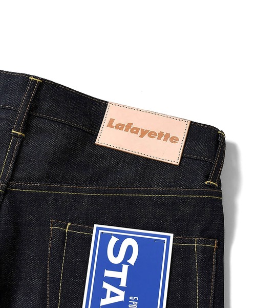 Lafayette（ラファイエット）の「LFYT ラファイエット [Lafayette] - 5ポケット デニム ロングパンツ スタンダードフィット [5 POCKET SELVAGE DENIM PANTS STANDARD FIT]（デニムパンツ・メンズ・インディゴブルー・32inch/34inch/36inch/38inch）」の9枚目の写真