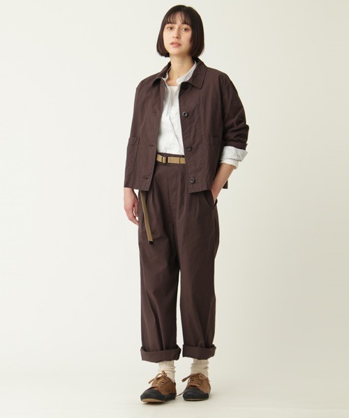 MHL.（エムエイチエル）の「OVERDYE MELANGE COTTON LINEN