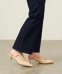 LE TALON | 4.5cmストラップミュール(パンプス)