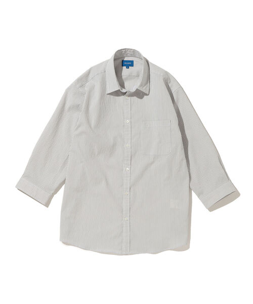 BEAMS(ビームス)の「BEAMS / COOLMAX(R) サッカー ミニレギュラー シャツ 7/10(シャツ/ブラウス・メンズ・ホワイト/グレー/ネイビー・S/M/L/XL)」の21枚目の写真