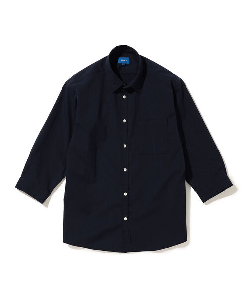 BEAMS(ビームス)の「BEAMS / COOLMAX(R) サッカー ミニレギュラー シャツ 7/10(シャツ/ブラウス・メンズ・ホワイト/グレー/ネイビー・S/M/L/XL)」の19枚目の写真