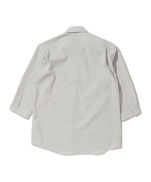 BEAMS(ビームス)の「BEAMS / COOLMAX(R) サッカー ミニレギュラー シャツ 7/10(シャツ/ブラウス・メンズ・ホワイト/グレー/ネイビー・S/M/L/XL)」の6枚目の写真