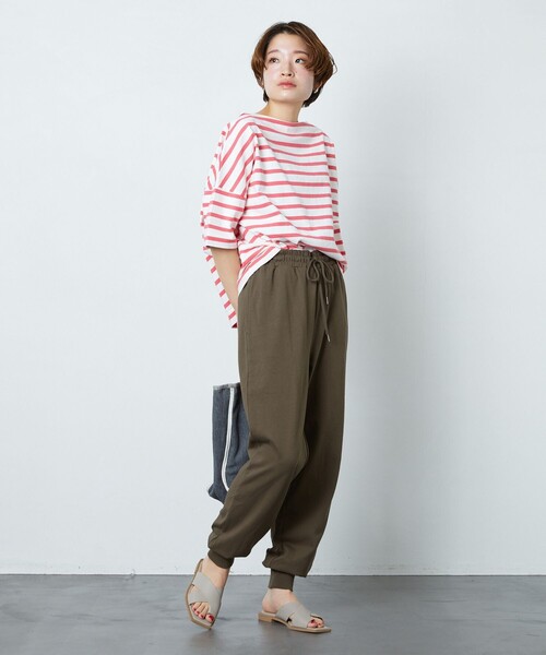 FREAK'S STORE(フリークスストア)の「【WEB限定】USAコットンジョガーパンツ(その他パンツ・レディース・ブラック/パープル/ブラウン/オフホワイト/イエロー/グリーン・SMALL/MEDIUM)」の16枚目の写真