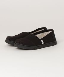 TOMS | ブラック キャンバス ユース アルパルガータ(スリッポン)