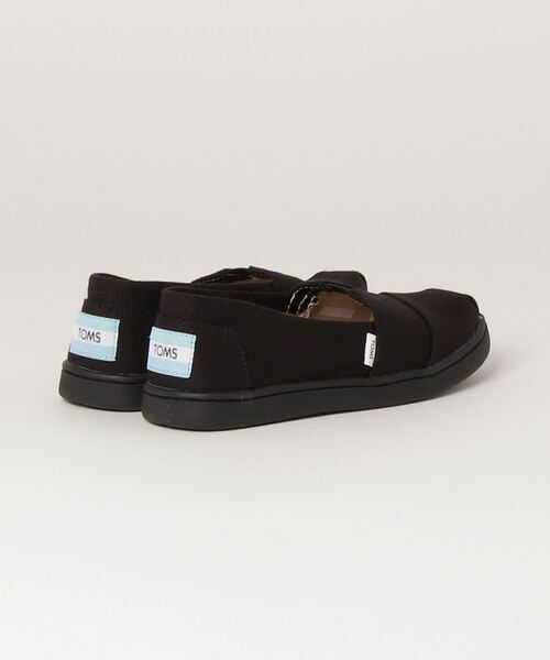 TOMS(トムス)の「ブラック キャンバス ユース アルパルガータ(スリッポン・キッズ・ブラック・20.5cm/21.0cm/18.5cm/21.5cm/19.0cm/20.0cm/19.5cm/18.0cm)」の2枚目の写真