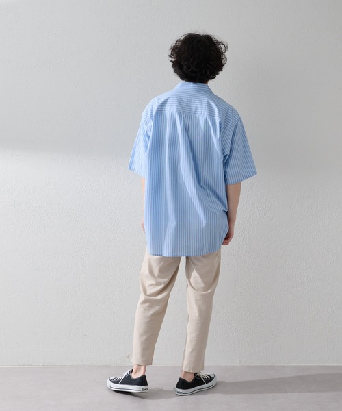 CIAOPANIC TYPY（チャオパニックティピー）の「ブロードストライプシャツ（シャツ/ブラウス・メンズ・ブルー/ピンク・L/M）」の13枚目の写真