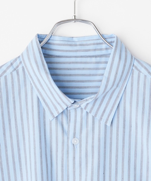 CIAOPANIC TYPY（チャオパニックティピー）の「ブロードストライプシャツ（シャツ/ブラウス・メンズ・ブルー/ピンク・L/M）」の15枚目の写真