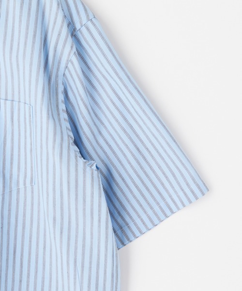 CIAOPANIC TYPY（チャオパニックティピー）の「ブロードストライプシャツ（シャツ/ブラウス・メンズ・ブルー/ピンク・L/M）」の17枚目の写真