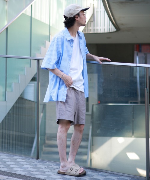 CIAOPANIC TYPY（チャオパニックティピー）の「ブロードストライプシャツ（シャツ/ブラウス・メンズ・ブルー/ピンク・L/M）」の22枚目の写真