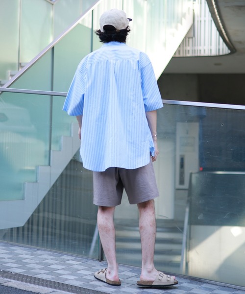 CIAOPANIC TYPY（チャオパニックティピー）の「ブロードストライプシャツ（シャツ/ブラウス・メンズ・ブルー/ピンク・L/M）」の21枚目の写真