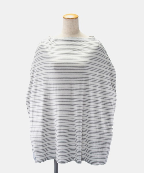 Copper Pearl（コッパーパール）の「Copper pearl Multi Use Cover コッパーパール マルチユースカバー 360度カバー ポンチョ型 チェック/ライン 授乳ケープ（授乳ケープ/授乳クッション・レディース・グレー系/ブラック系/ブラック×ホワイト/カラフル/ホワイト系/レインボー/ピンク系/マルチ/レッド系・FREE）」の2枚目の写真